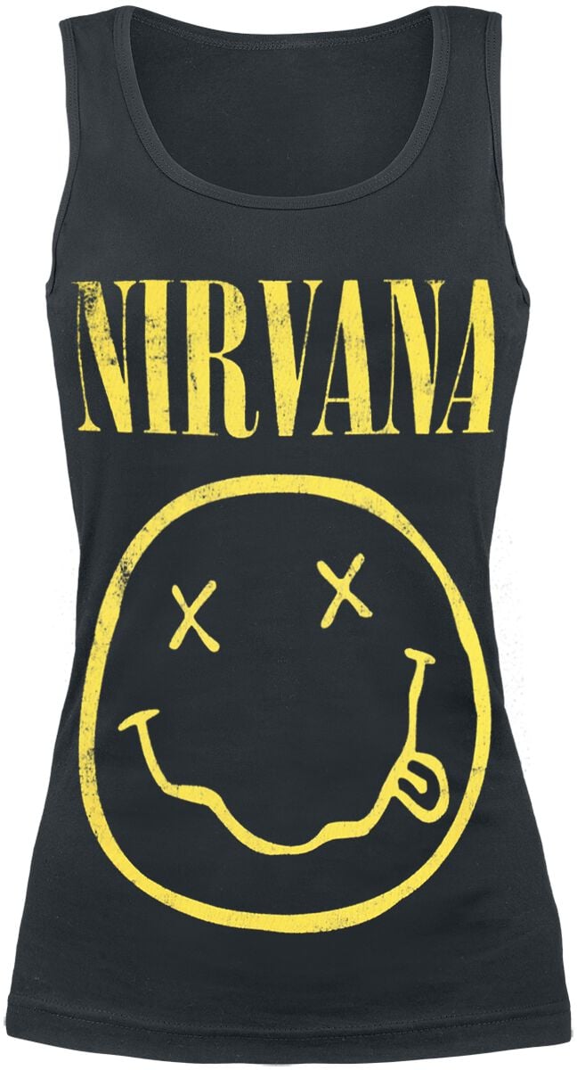 Nirvana Top Logo S to XL for Women black