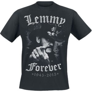 Motorhead T-Shirt Lemmy Forever M to 5XL for Men black