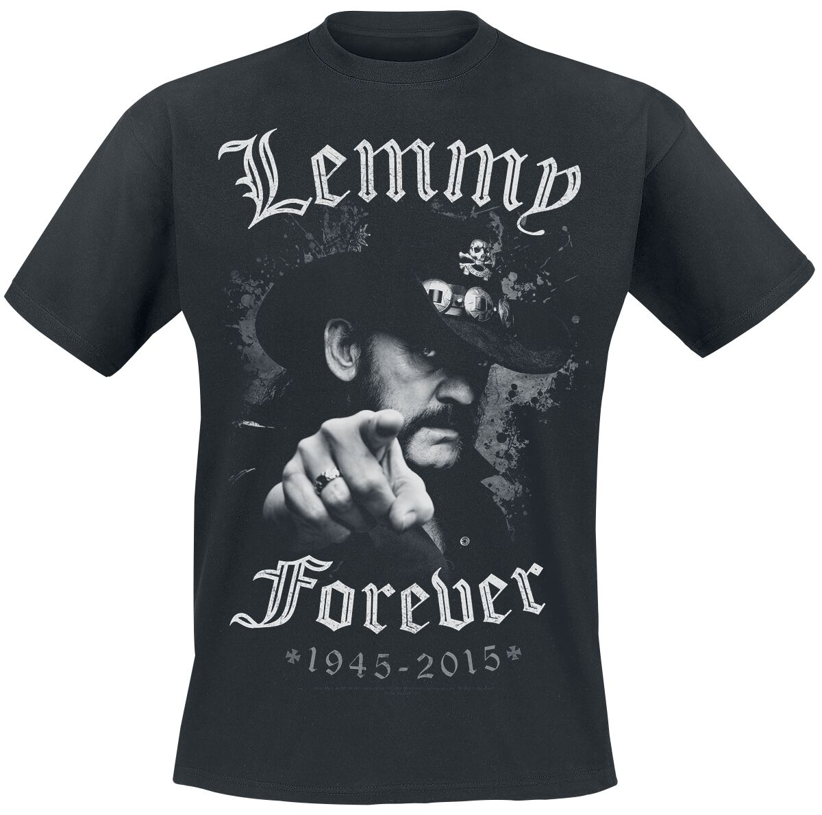 Motorhead T-Shirt Lemmy Forever M to 5XL for Men black
