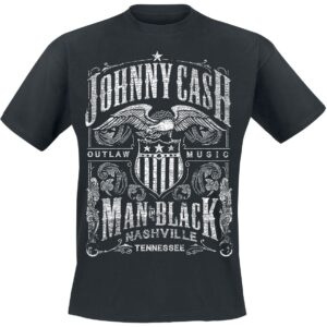 Johnny Cash T-Shirt Outlaw Music M to 5XL for Men black