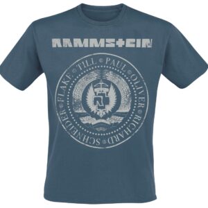 Rammstein T-Shirt Est. 1994 S to XXL for Men blue