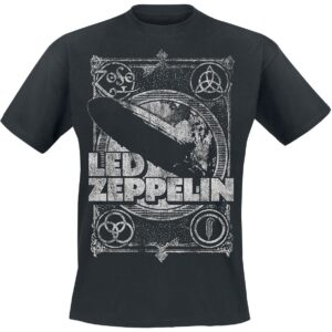 Led Zeppelin T-Shirt Shook Me S to 4XL for Men black
