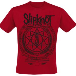 Slipknot T-Shirt Blurry S to 3XL for Men dark red