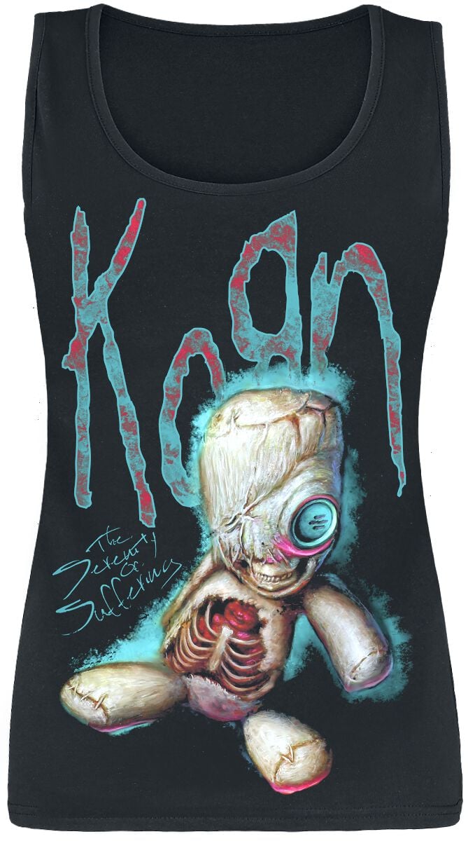 Korn Top New Doll S to XXL for Women black