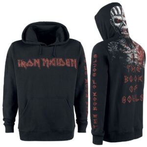 Iron Maiden Hoodie The Book Of Souls Eddie M to 3XL for Men black