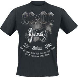 AC/DC T-Shirt We Salute You S to 4XL for Men black