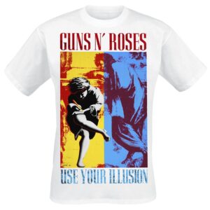 Guns N' Roses T-Shirt Use Your Illusion S to XXL for Men white