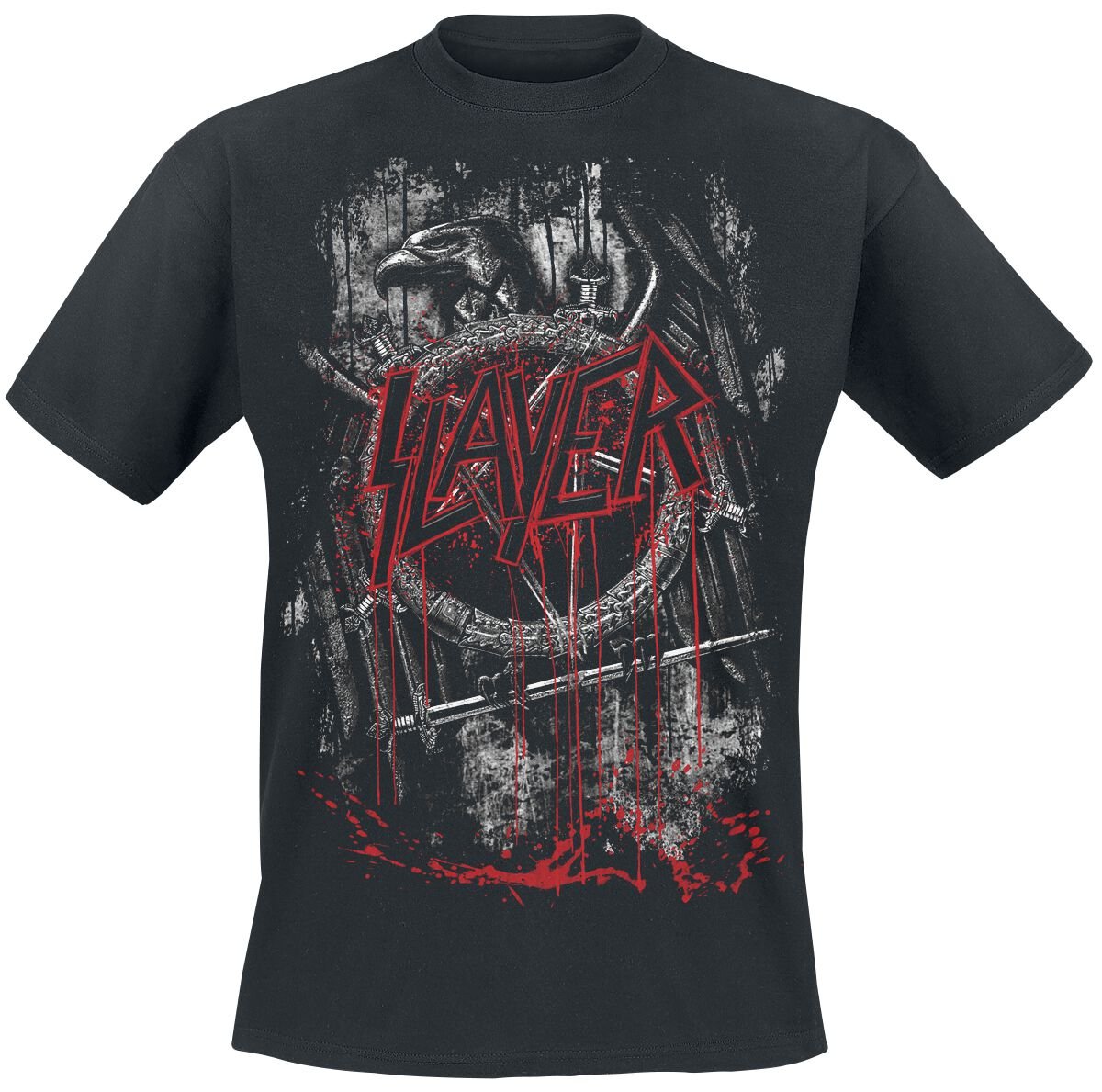 Slayer T-Shirt Dripping Eagle S to 4XL for Men black