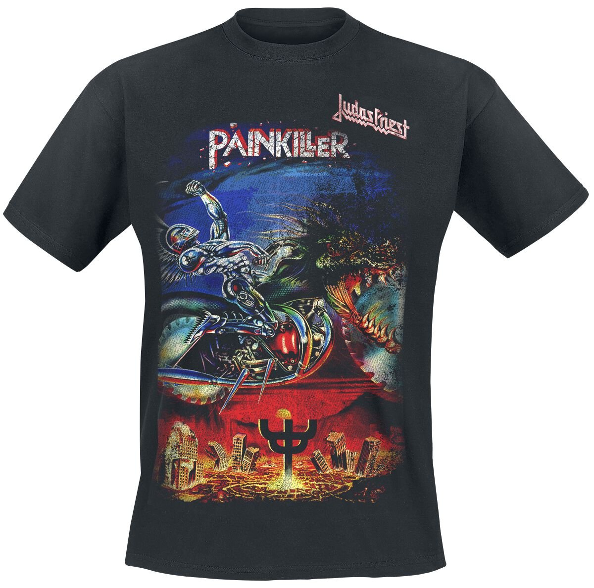 Judas Priest T-Shirt Painkiller S to XXL for Men black