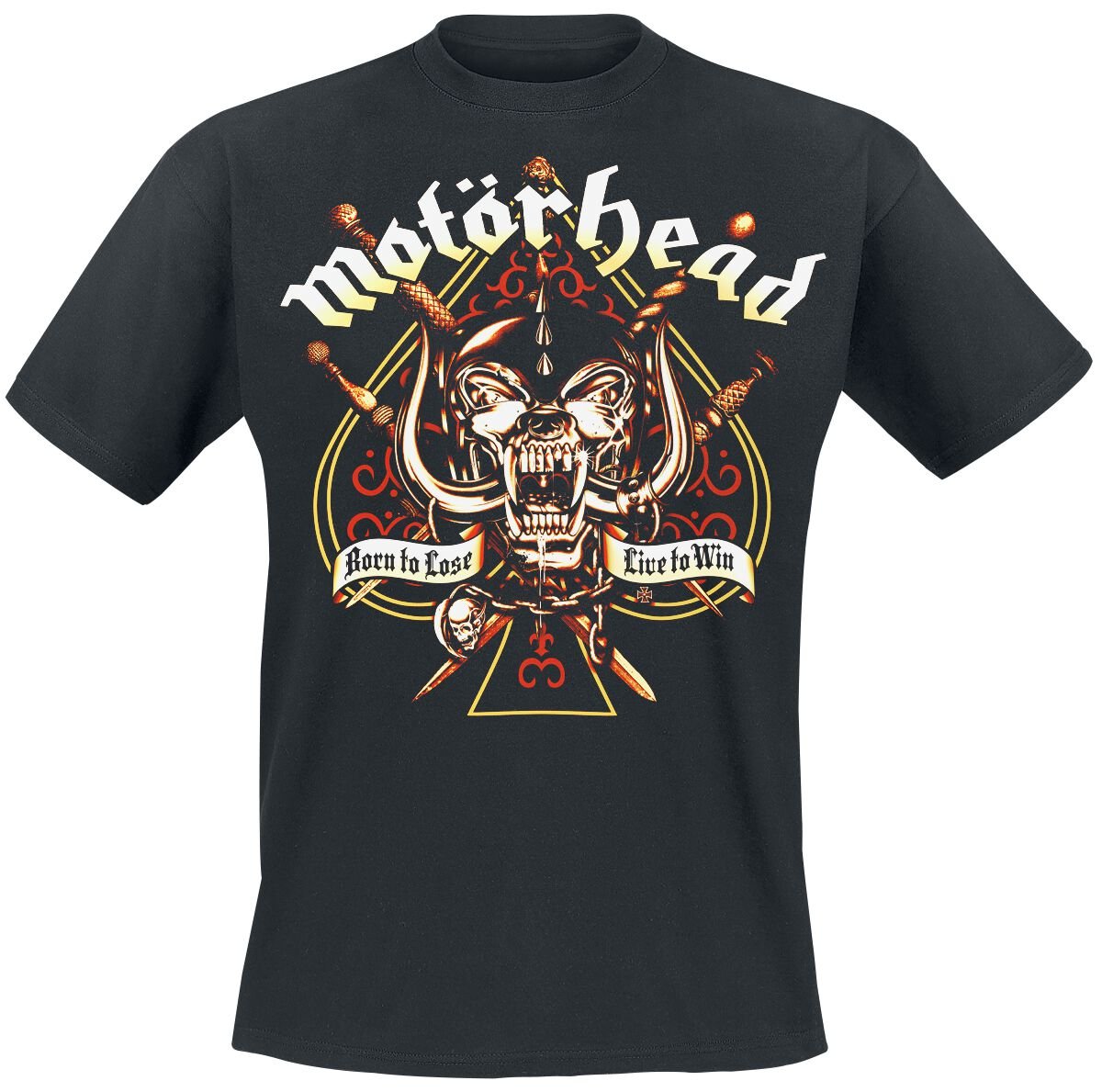 Motorhead T-Shirt Sword Spade M to 4XL for Men black