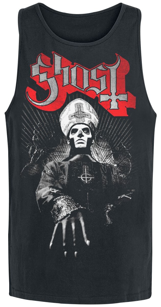 Ghost Tanktop Ring Photo S to XXL for Men black