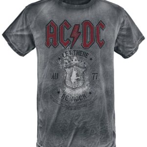AC/DC T-Shirt Let there be Rock S to 4XL for Men grey