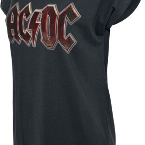 AC/DC T-Shirt Voltage Logo S to XL for Women black