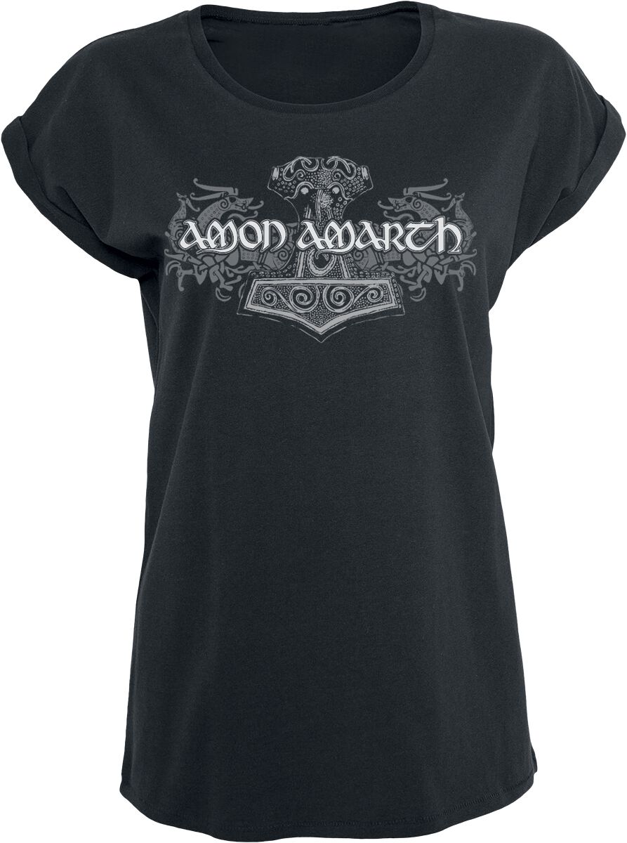 Amon Amarth T-Shirt Viking Horses S to 5XL for Women black