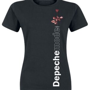 Depeche Mode T-Shirt Violator Side Rose S to XXL for Women black