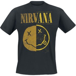 Nirvana T-Shirt Spliced S to XXL for Men black