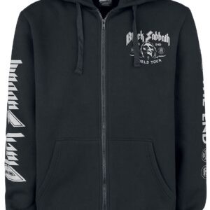 Black Sabbath Hoodie Jacket The End Grim Reaper M to 3XL for Men black