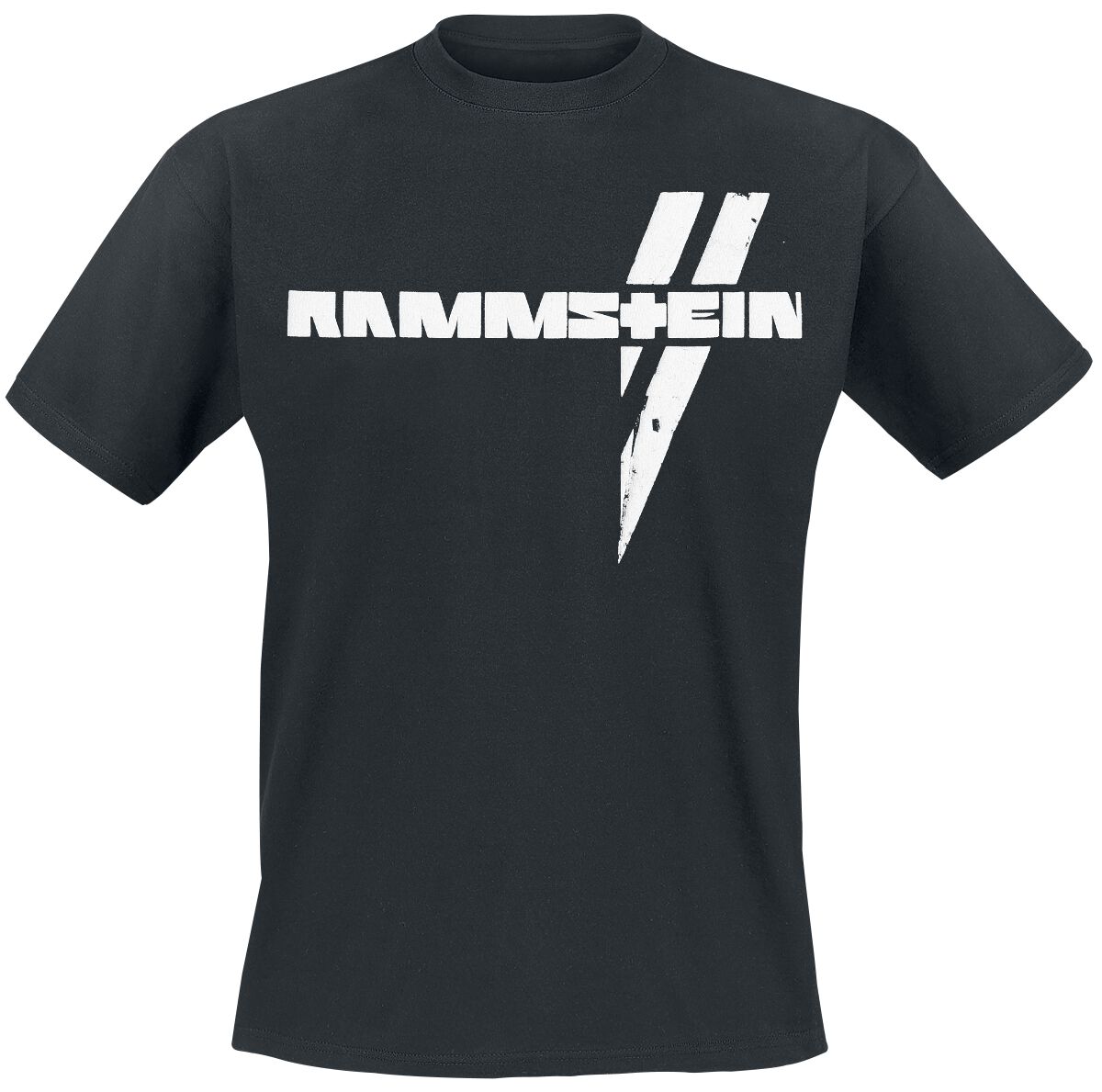 Rammstein T-Shirt Weiße Balken S to 5XL for Men black