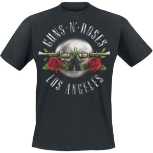 Guns N' Roses T-Shirt Los Angeles Seal S to 5XL for Men black