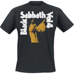 Black Sabbath T-Shirt Vol. 4 Tracklist S to XXL for Men black