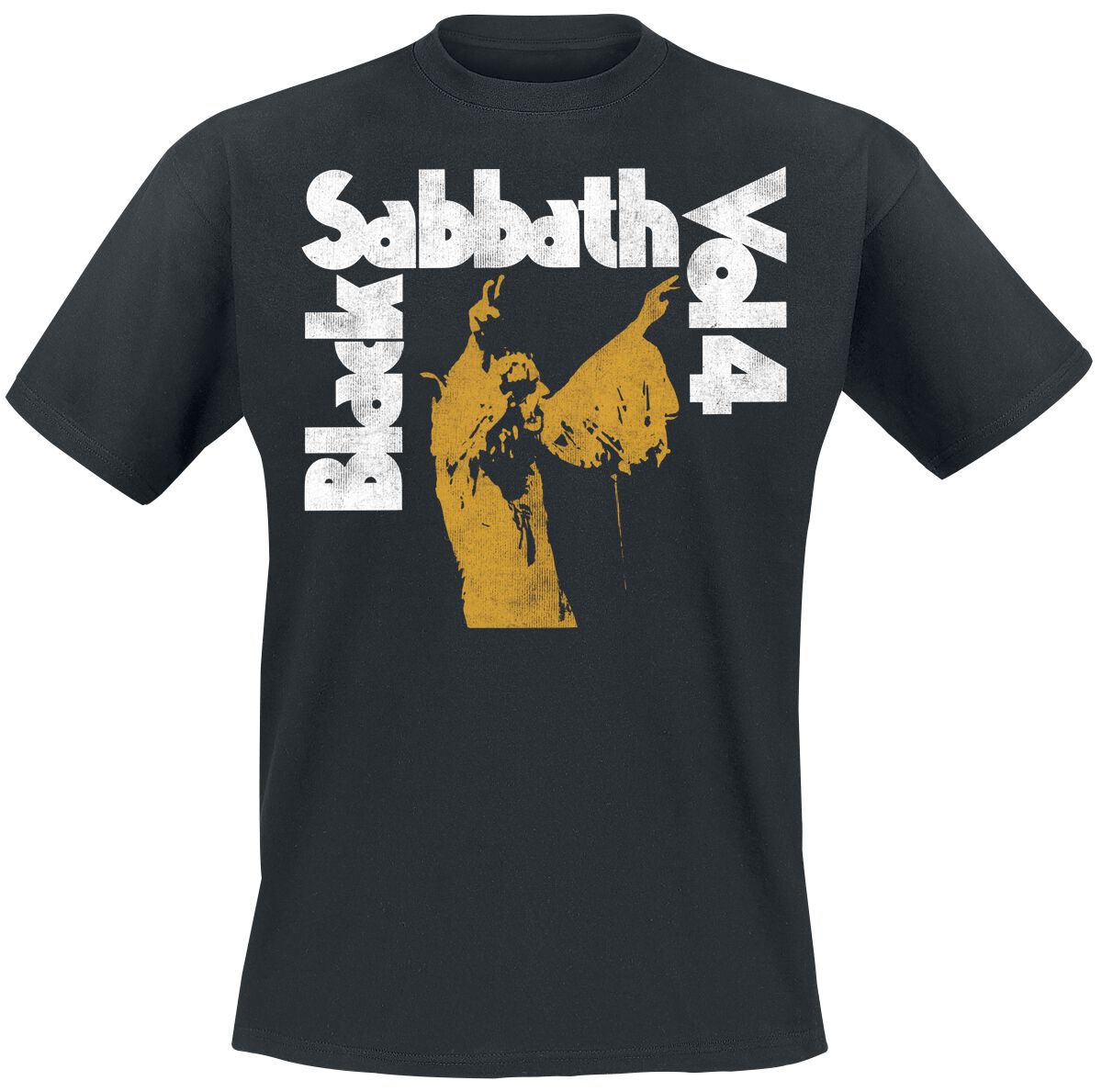 Black Sabbath T-Shirt Vol. 4 Tracklist S to XXL for Men black