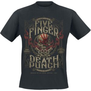 Five Finger Death Punch T-Shirt 100 Proof T-shirt S to 5XL for Men black