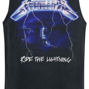Metallica Tanktop Ride The Lightning M to 5XL for Men black