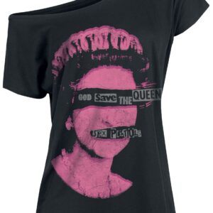 Sex Pistols T-Shirt God Save The Queen M to XL for Women black