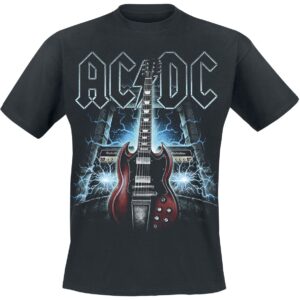 AC/DC T-Shirt High Voltage Guitar S to 5XL black