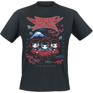 Babymetal T-Shirt Pixel Tokyo S to L for Men black