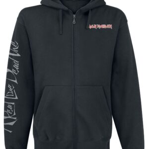 Iron Maiden Hoodie Jacket A real live / dead one S to XXL for Men black