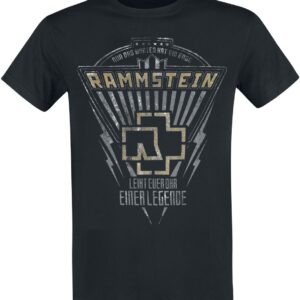 Rammstein T-Shirt Legende S to XL for Men black