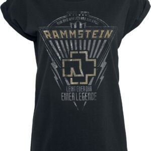 Rammstein T-Shirt Legende S to 3XL for Women black