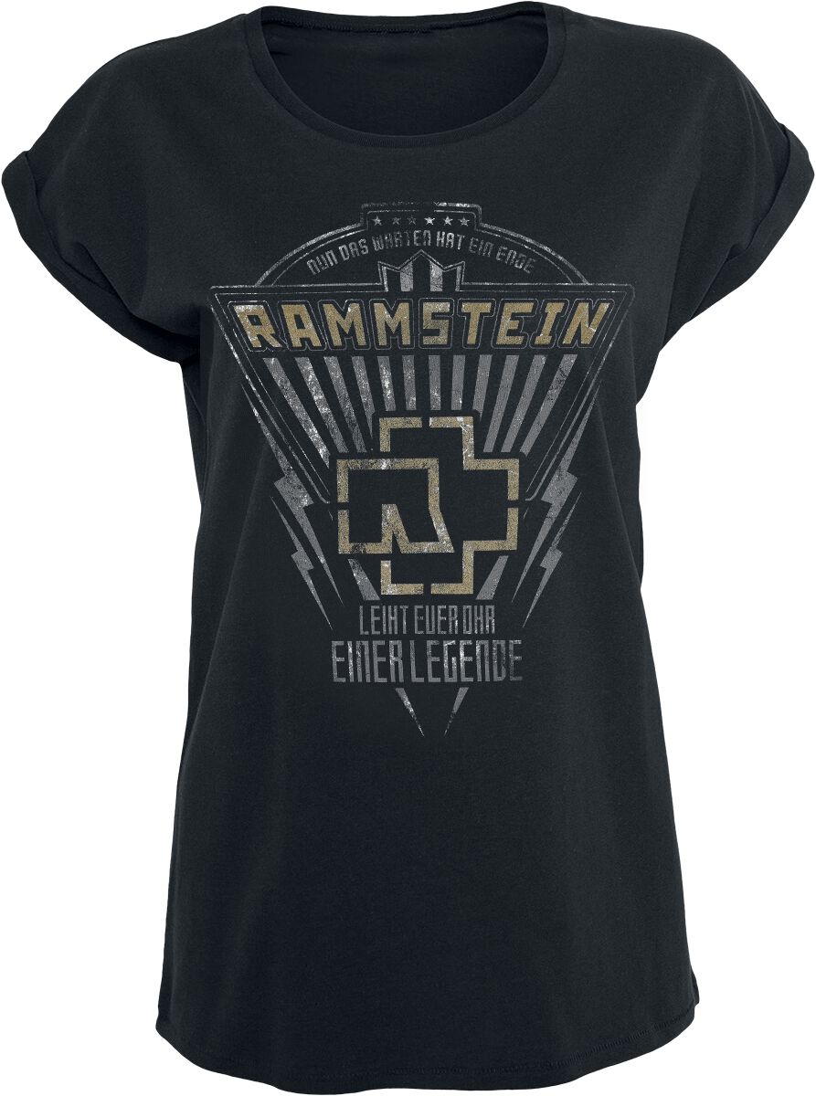 Rammstein T-Shirt Legende S to 3XL for Women black