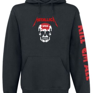 Metallica Hoodie Kill 'Em All Skull S to 3XL for Men black