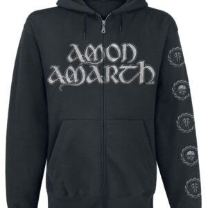 Amon Amarth Hoodie Jacket Skullship S to 5XL for Men black