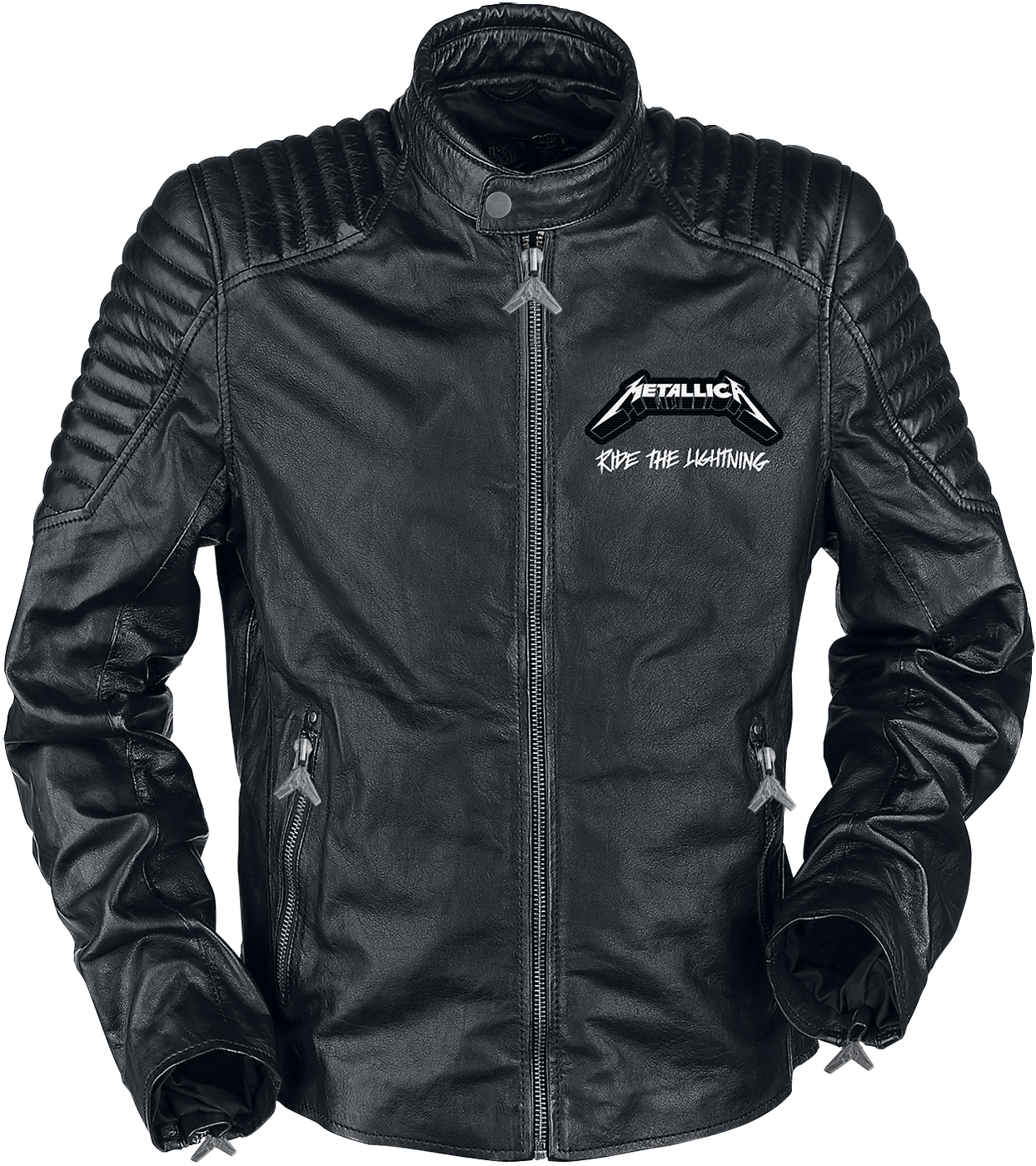 Metallica Leather Jacket Ride The Lightning M to L for Men black