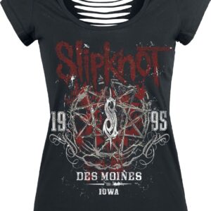 Slipknot T-Shirt Iowa Star S to XL for Women black