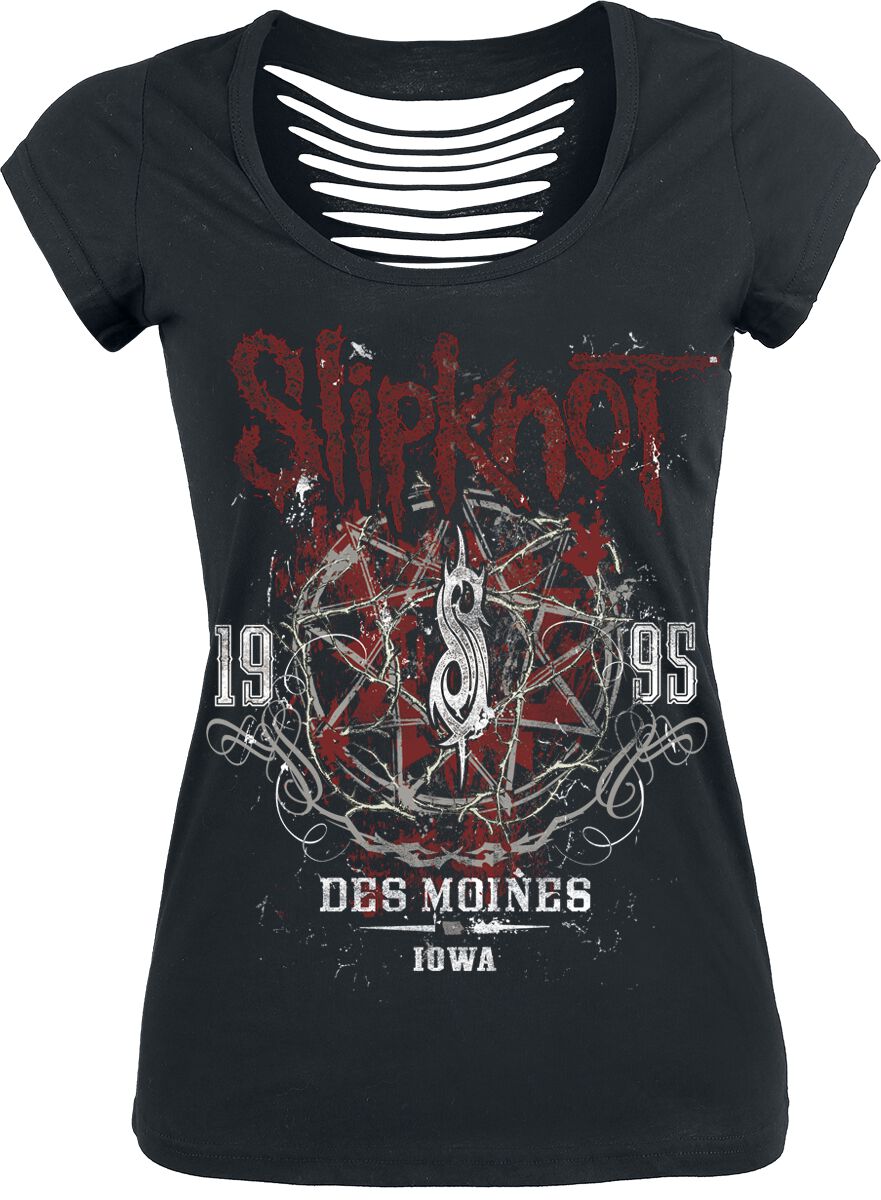 Slipknot T-Shirt Iowa Star S to XL for Women black