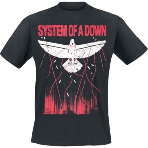 System Of A Down T-Shirt Dove Overcome S to XXL for Men black