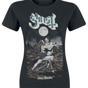 Ghost T-Shirt Dance Macabre S to XXL for Women black