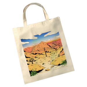Desert Trip Tote Bag by Curse Of Lono