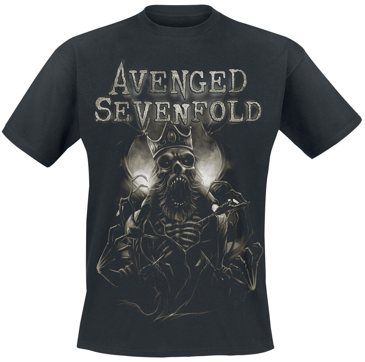 Avenged Sevenfold T-Shirt King S to XXL for Men black