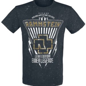 Rammstein T-Shirt Legende S to 4XL for Men black