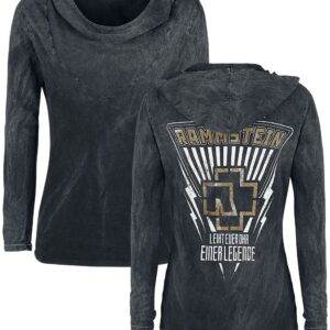 Rammstein Long-sleeve Shirt Legende S to XXL for Women dark grey
