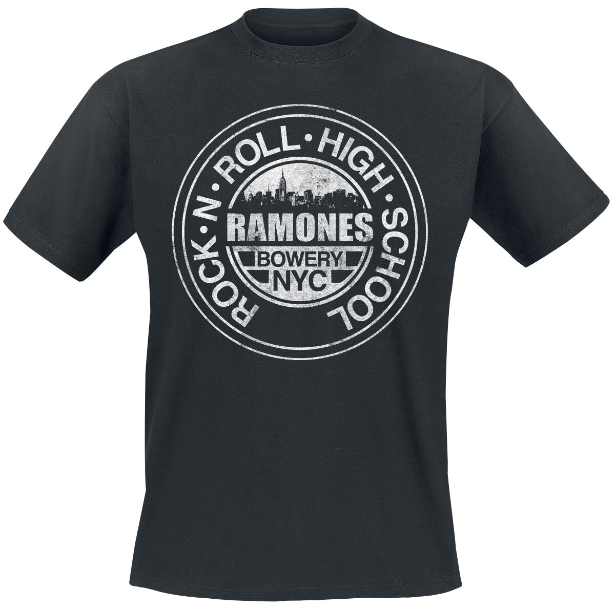 Ramones T-Shirt Bowery NYC M to 5XL for Men black