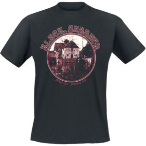Black Sabbath T-Shirt Anniversary House S to XXL for Men black