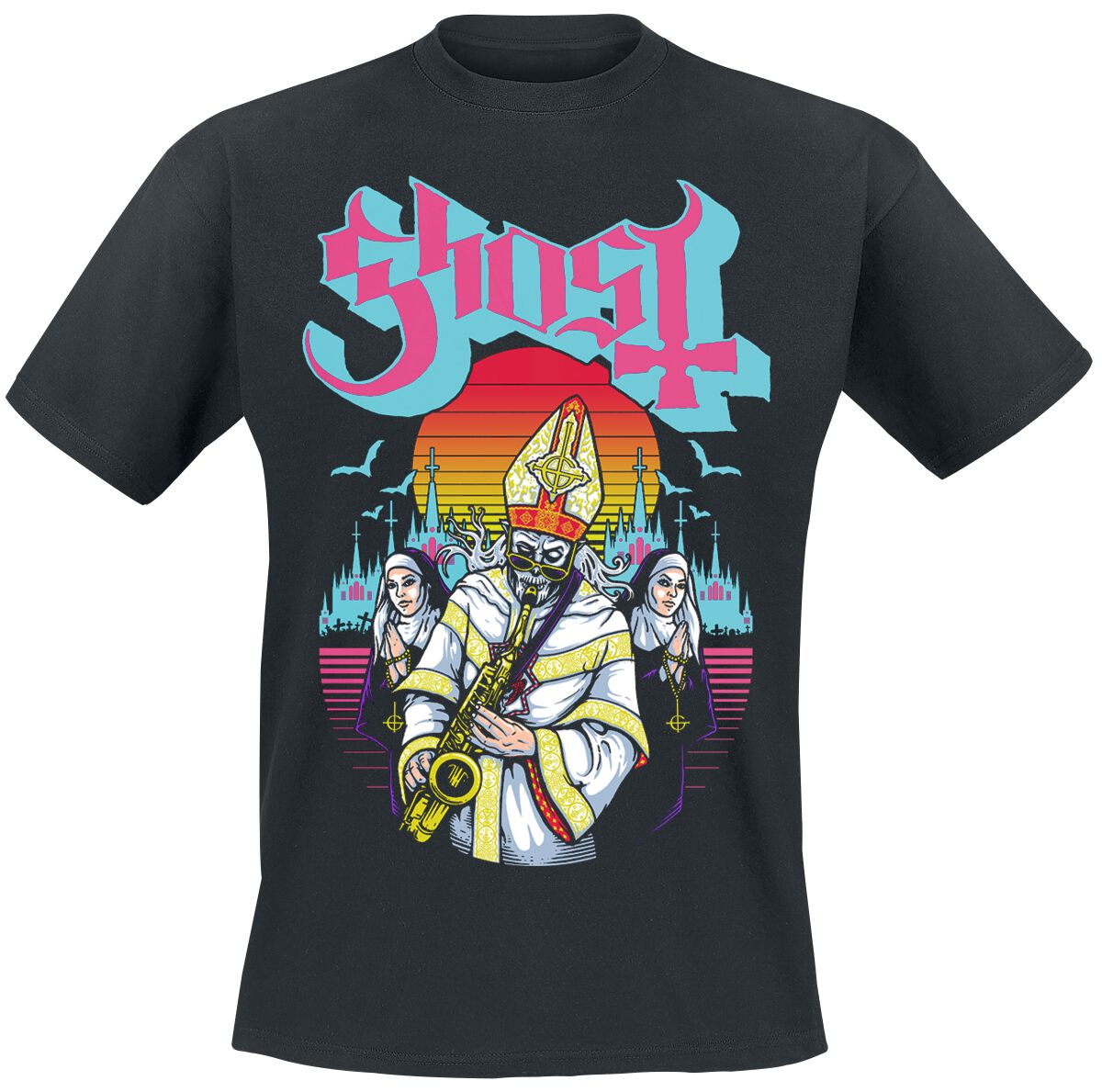 Ghost T-Shirt Miasma S to XXL for Men black