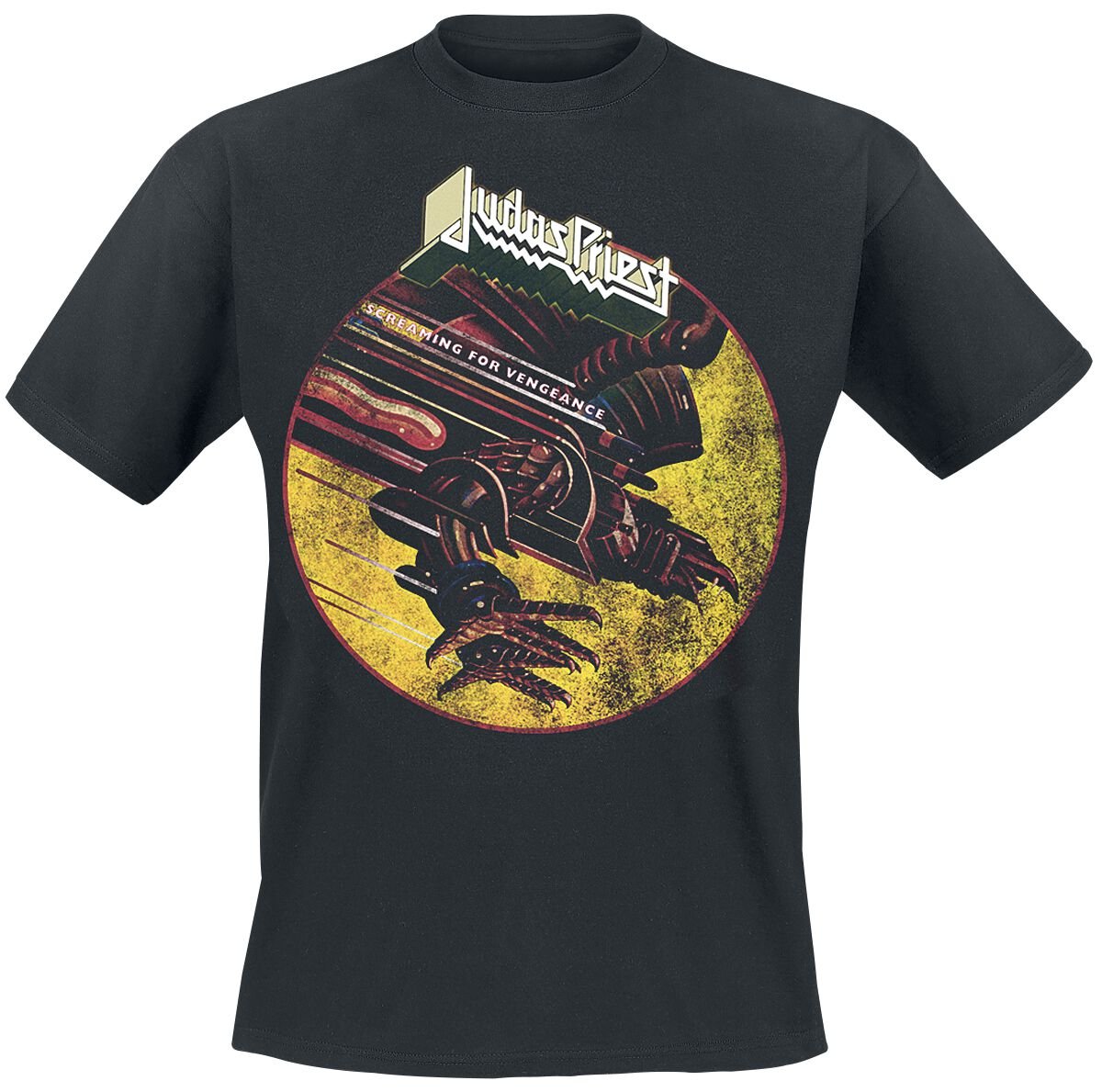 Judas Priest T-Shirt SFV Distressed M to XXL for Men black
