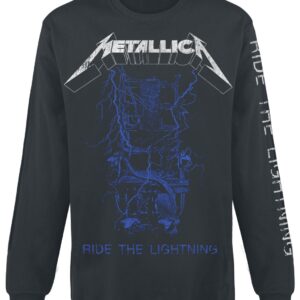 Metallica Long-sleeve Shirt Fade S to XXL for Men black